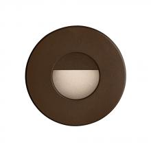  DLEDW-300-BZ - Bronze Round In/Outdoor 3W LED Wall Ligh