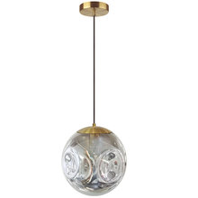  ERS-101P-AGB-SM - 1Lt Incandescent Pendant, AGB w/ Smoke Glass