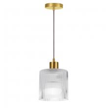  NAD-71P-AGB-FL - 1LT Pendant, AGB w/ FL Glass