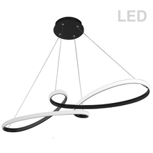  NOL-4350LEDHP-MB - 50W Horizontal Pendant, MB w/WH Silicone Diff