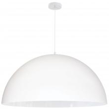  OFE-311P-MW - 1 Light Incandescent Large Dome Pendant, Matte White