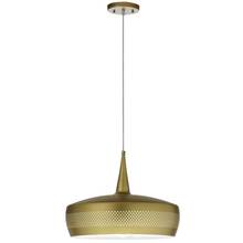  PXE-161P-AGB - 1 Light Incandescent Pendant, Painted Aged Brass