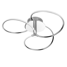  ROM-223SF-PC - 24W Semi Flush, Polished Chrome