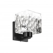  VED-51W-MB-CLR - 1LT Wall Sconce, MB w/ CLR Water Glass