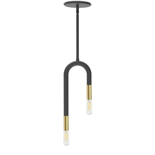  WAN-152P-MB-AGB - 2LT Incandescent Pendant, MB & AGB