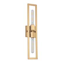  WTS-222W-AGB - 2LT Incandescent Wall Sconce, AGB