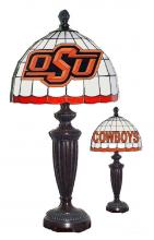  OKST500 - Oklahoma state Tiffany Desk Lamp