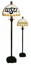  WICHST520 - Wichita State Tiffany Floor Lamp